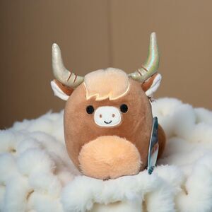 NWT Wilfred the Highland Cow Squishmallow Plush Stuffed Animals 5” P47